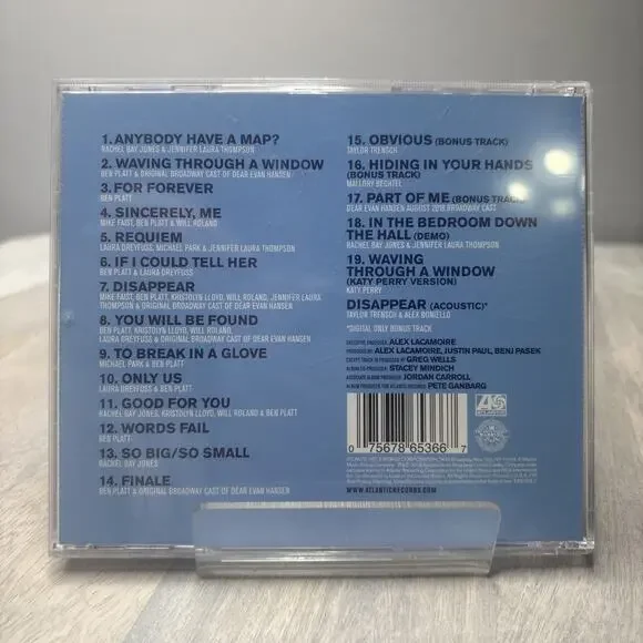 Dear Evan Hansen – Original Broadway Cast (CD, Deluxe) Musical Soundtrack - Picture 2 of 5